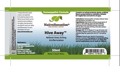 Bottle Label (Hive Away)